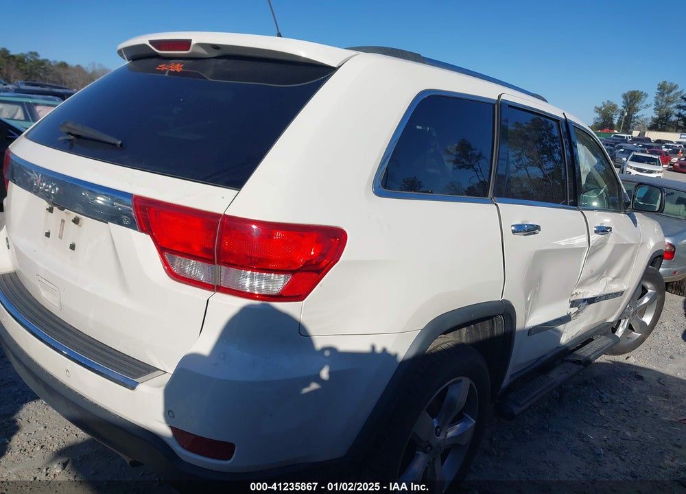 2012 JEEP GRAND CHEROKEE OVERLAND VIN: 1C4RJECT8CC240407