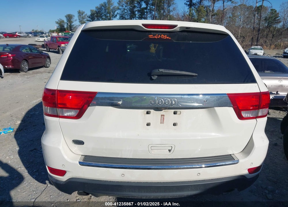 2012 JEEP GRAND CHEROKEE OVERLAND VIN: 1C4RJECT8CC240407