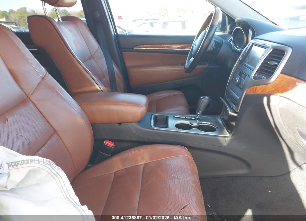 2012 JEEP GRAND CHEROKEE OVERLAND VIN: 1C4RJECT8CC240407