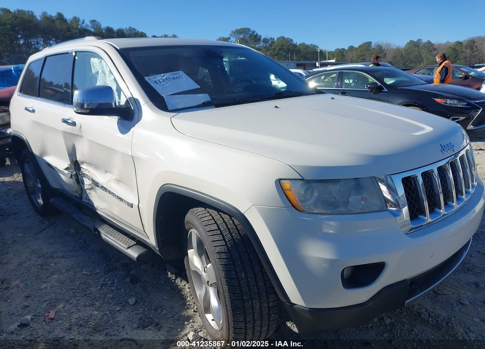 2012 JEEP GRAND CHEROKEE OVERLAND VIN: 1C4RJECT8CC240407