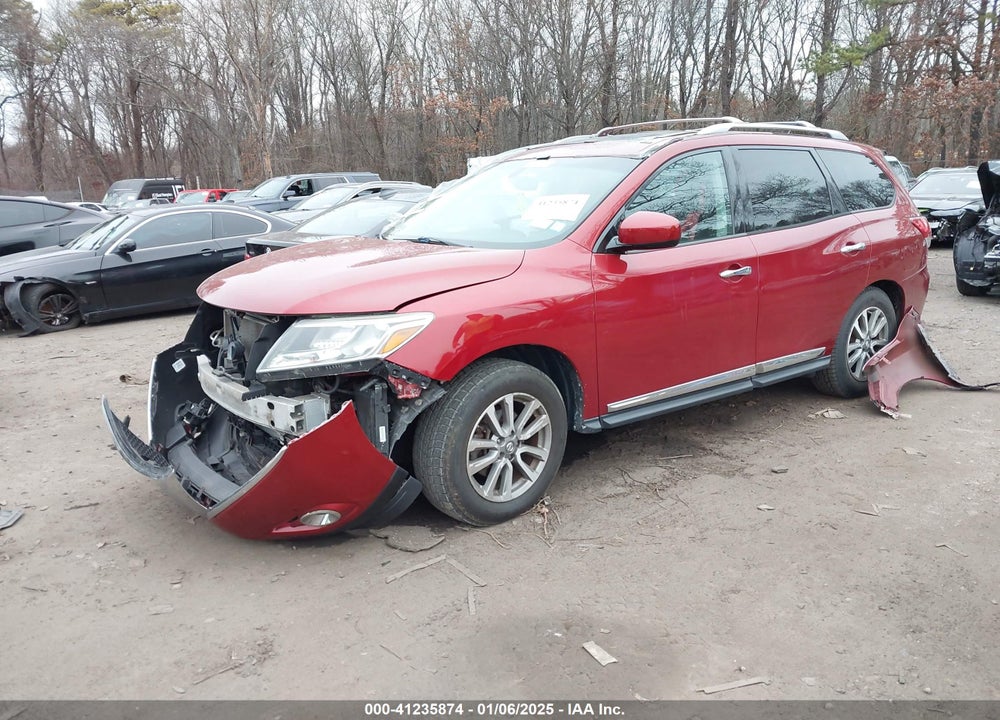 2013 NISSAN PATHFINDER SL VIN: 5N1AR2MM1DC615076