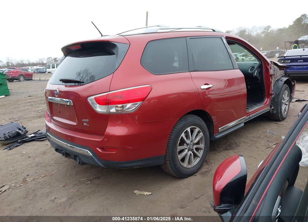 2013 NISSAN PATHFINDER SL VIN: 5N1AR2MM1DC615076