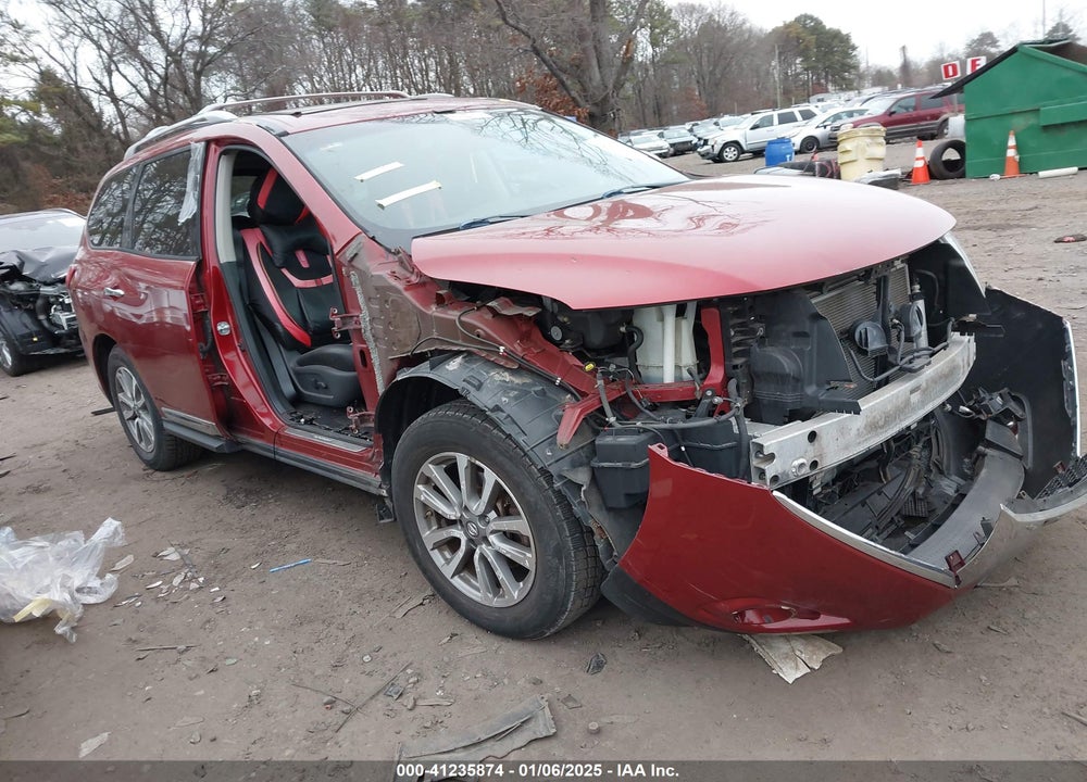 2013 NISSAN PATHFINDER SL VIN: 5N1AR2MM1DC615076