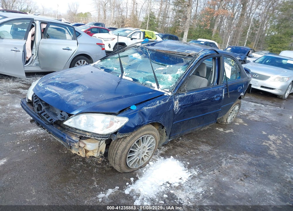 2005 HONDA CIVIC LX VIN: 2HGES16525H612021