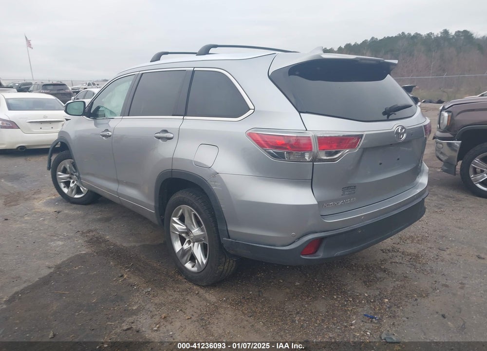 2014 TOYOTA HIGHLANDER LIMITED V6 VIN: 5TDYKRFH8ES026994