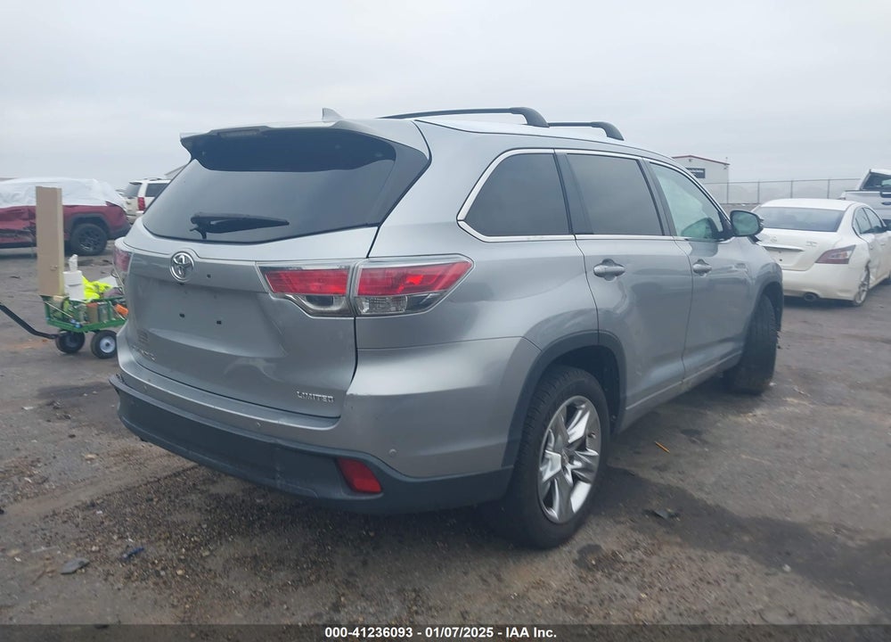 2014 TOYOTA HIGHLANDER LIMITED V6 VIN: 5TDYKRFH8ES026994