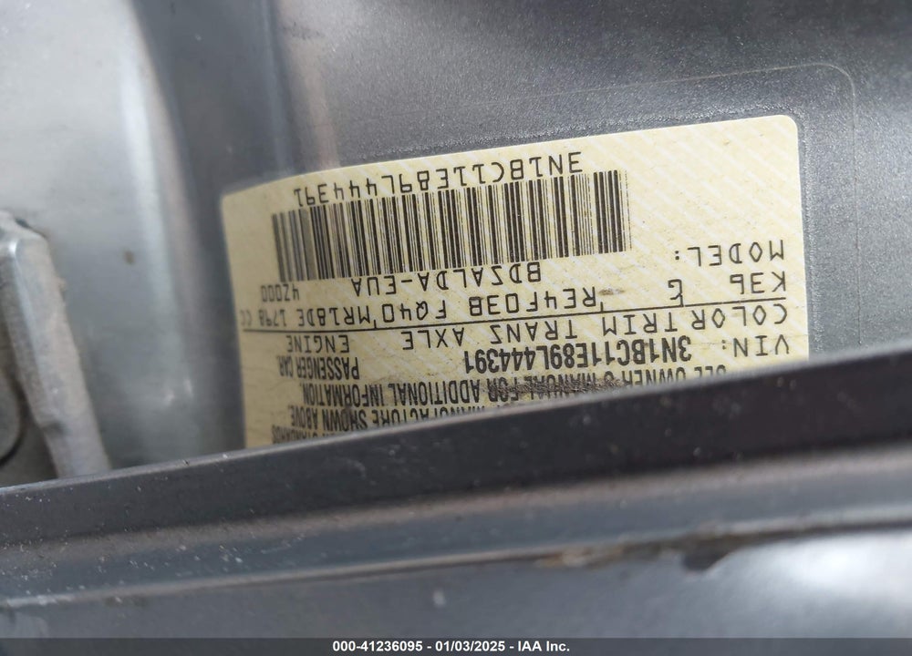 2009 NISSAN VERSA 1.8S VIN: 3N1BC11E89L444391