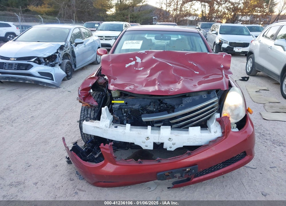 2006 INFINITI G35X VIN: JNKCV51F86M605575