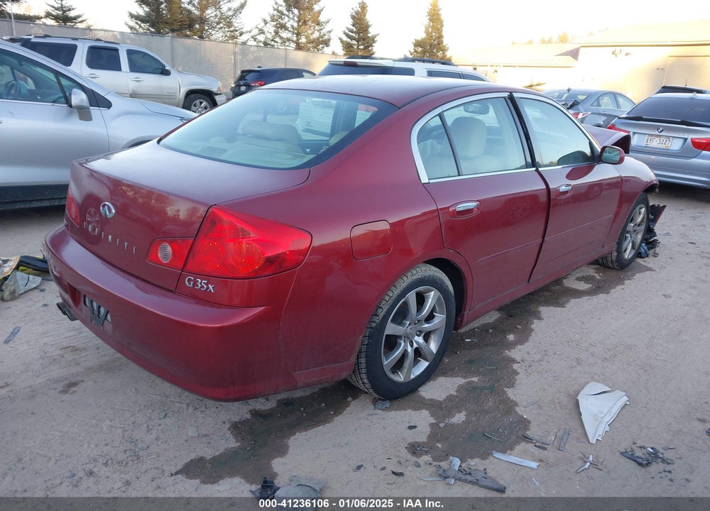 2006 INFINITI G35X VIN: JNKCV51F86M605575