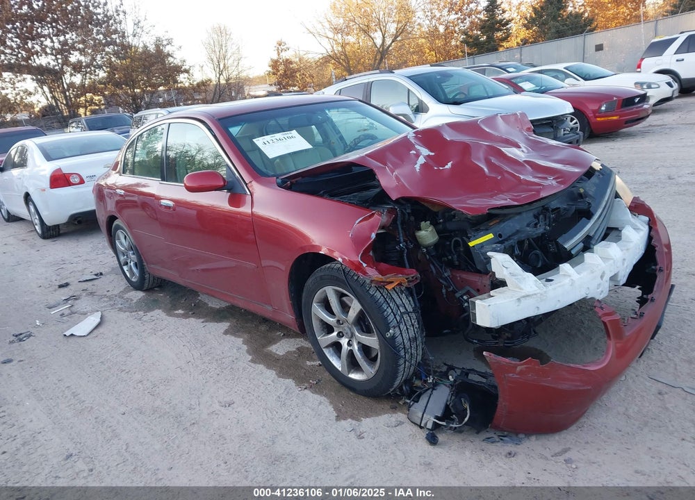 2006 INFINITI G35X VIN: JNKCV51F86M605575