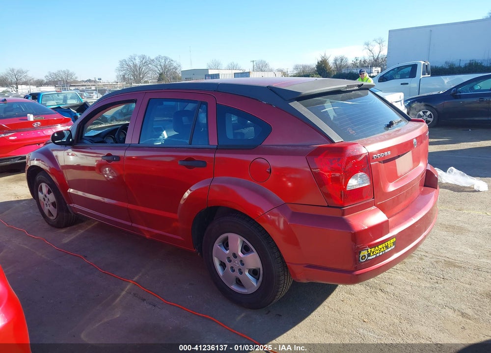 2009 DODGE CALIBER SE VIN: 1B3HB28A19D251686