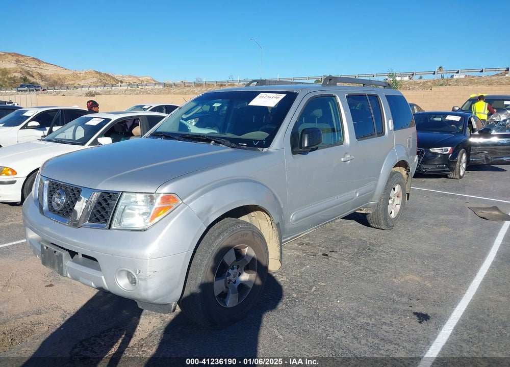 2005 NISSAN PATHFINDER XE VIN: 5N1AR18W25C778245