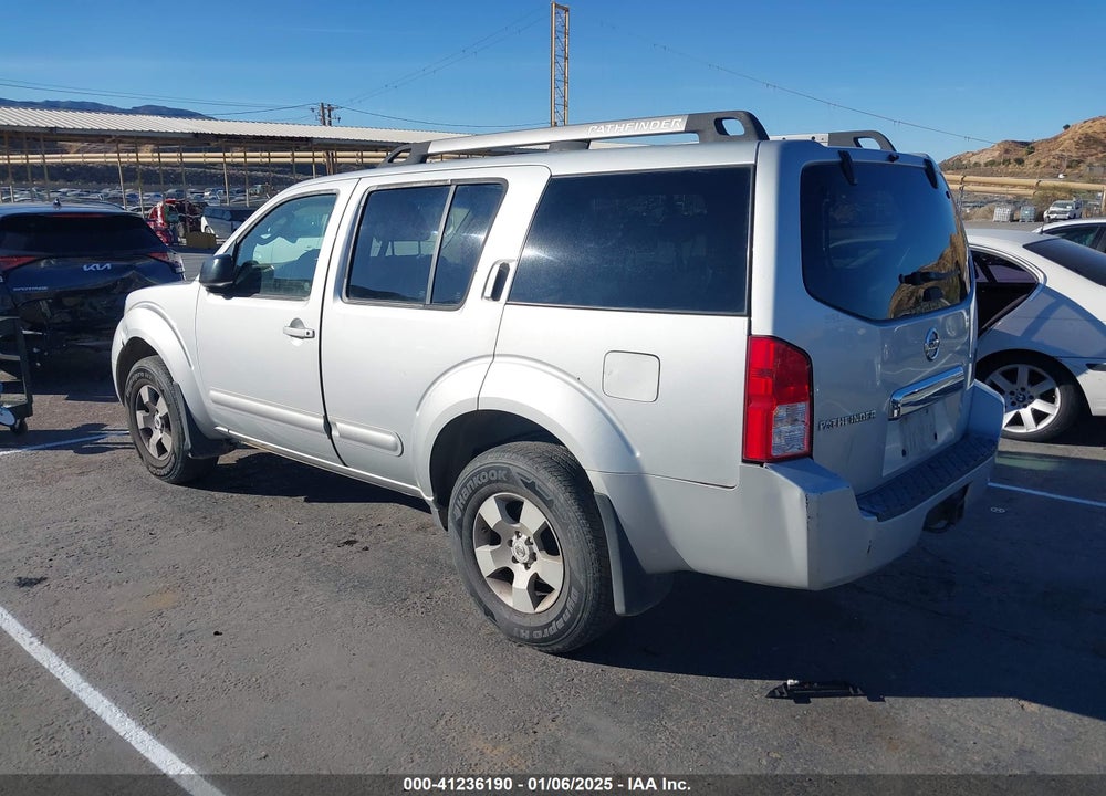 2005 NISSAN PATHFINDER XE VIN: 5N1AR18W25C778245