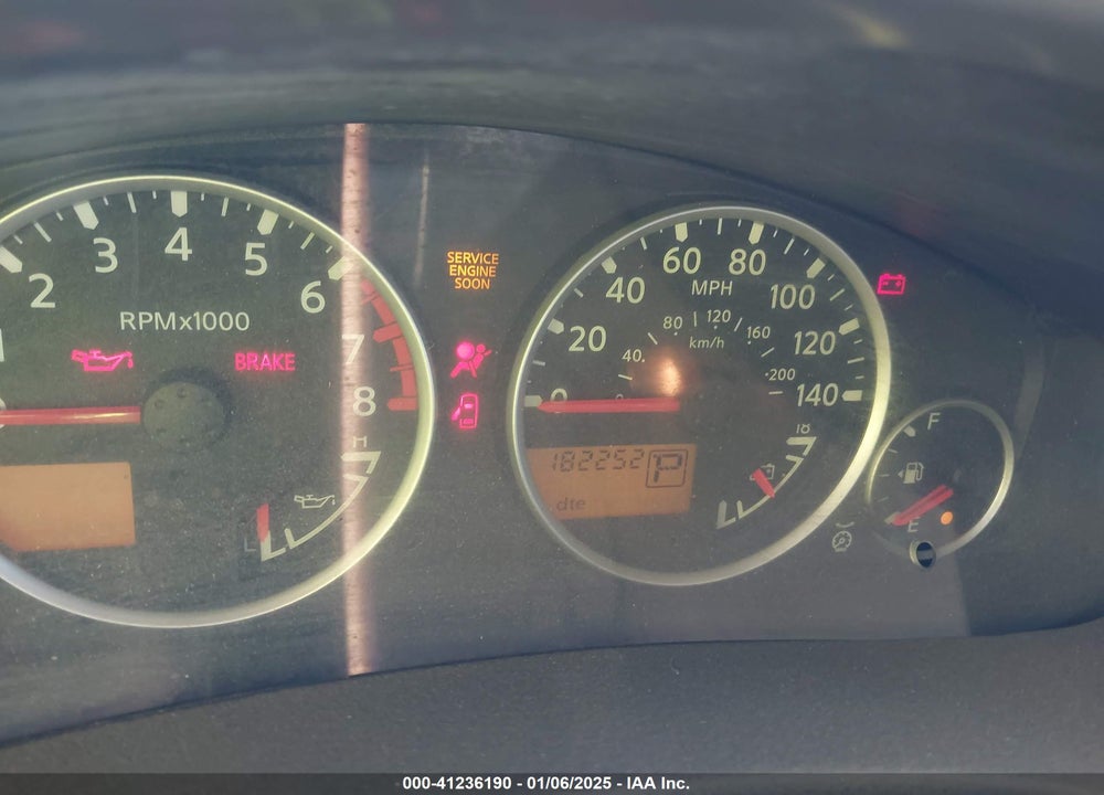 2005 NISSAN PATHFINDER XE VIN: 5N1AR18W25C778245
