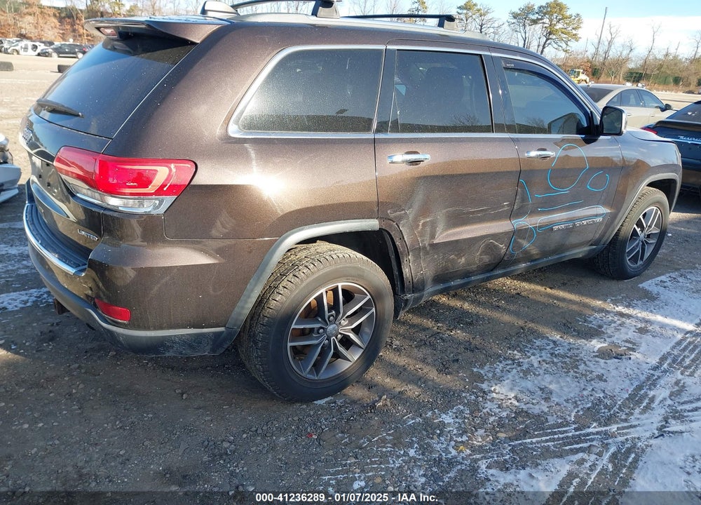 2017 JEEP GRAND CHEROKEE LIMITED 4X4 VIN: 1C4RJFBG8HC682962