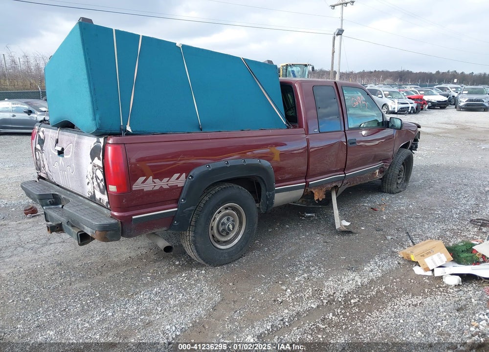 1998 CHEVROLET K1500 FLEETSIDE VIN: 1GCEK19R4WE161812