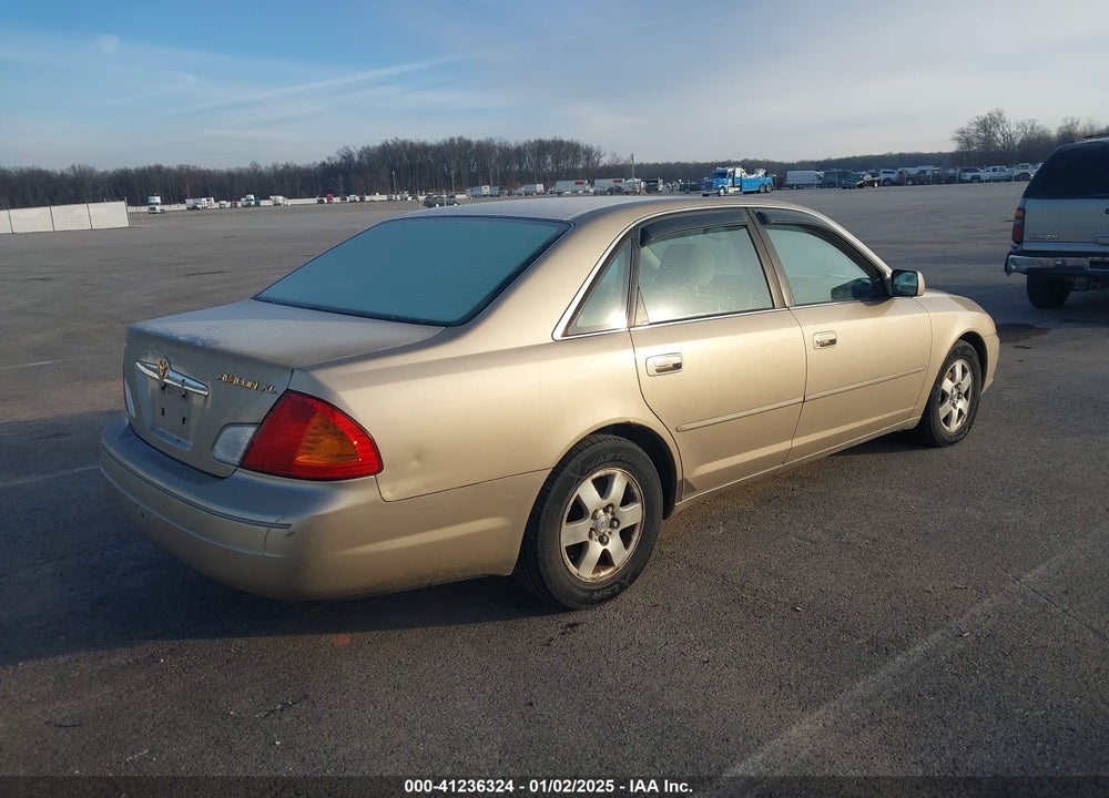 2001 TOYOTA AVALON XL VIN: 4T1BF28B41U122553