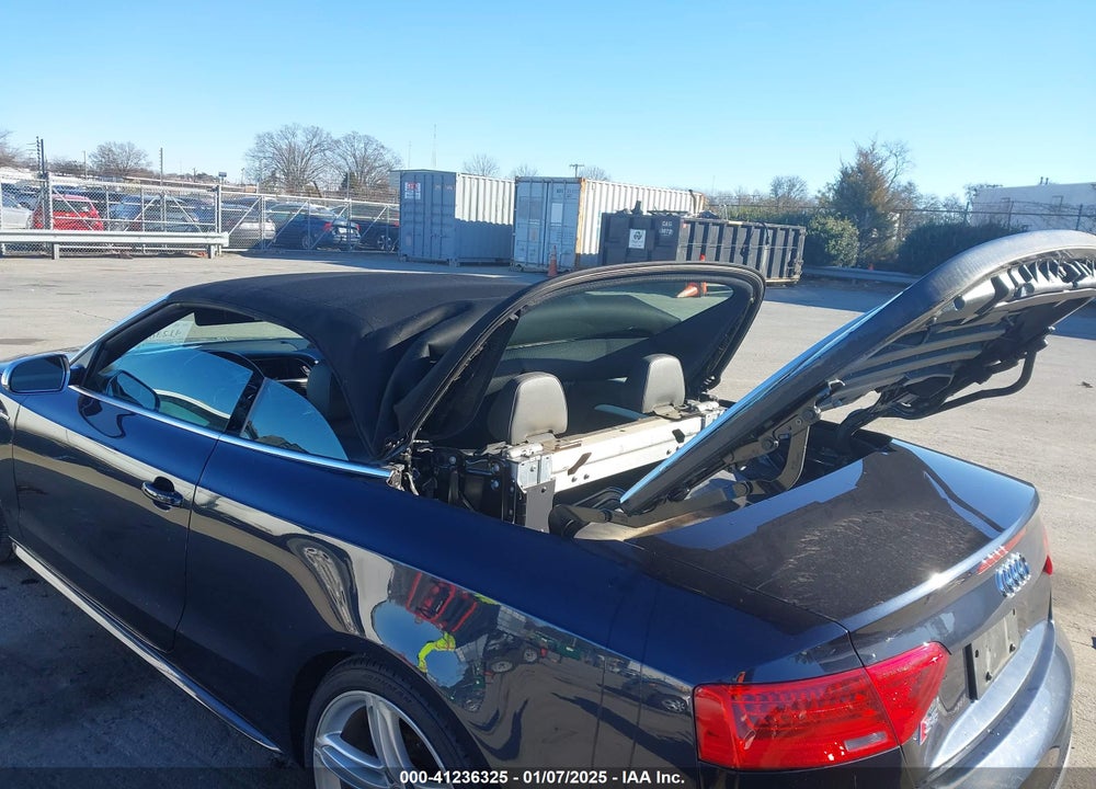 2013 AUDI S5 3.0T PREMIUM PLUS VIN: WAUCGAFH7DN003074