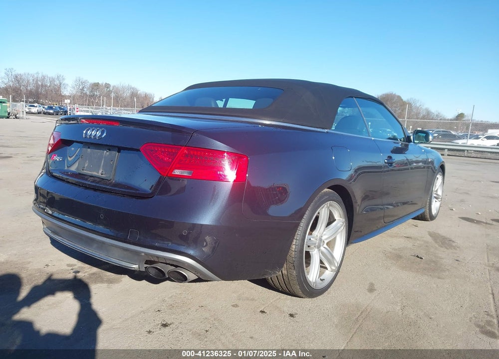 2013 AUDI S5 3.0T PREMIUM PLUS VIN: WAUCGAFH7DN003074