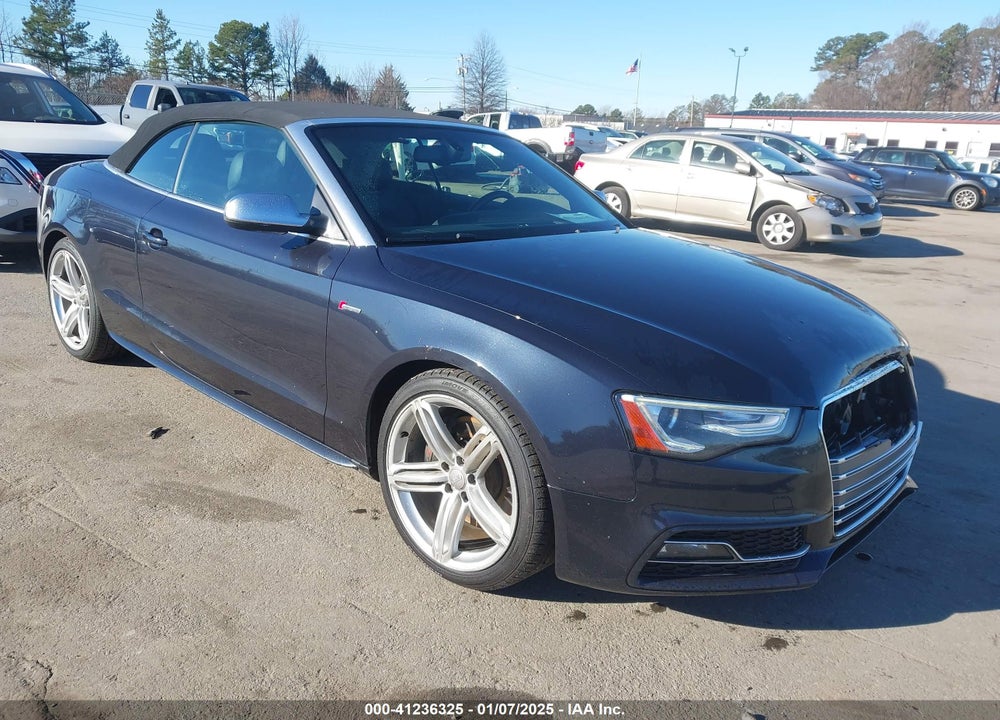 2013 AUDI S5 3.0T PREMIUM PLUS VIN: WAUCGAFH7DN003074