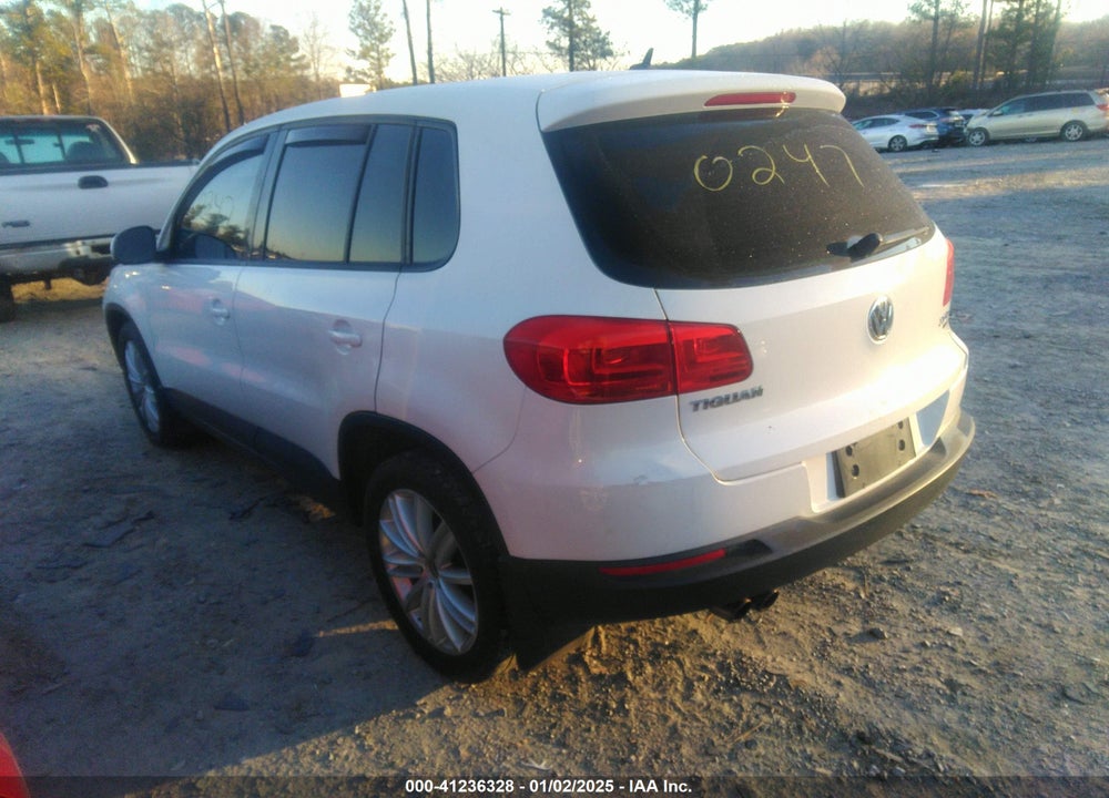 2013 VOLKSWAGEN TIGUAN S VIN: WVGBV7AX4DW508369