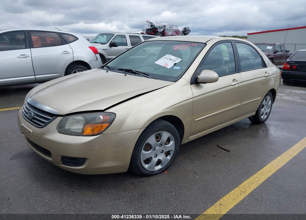 2009 KIA SPECTRA EX VIN: KNAFE221X95646012