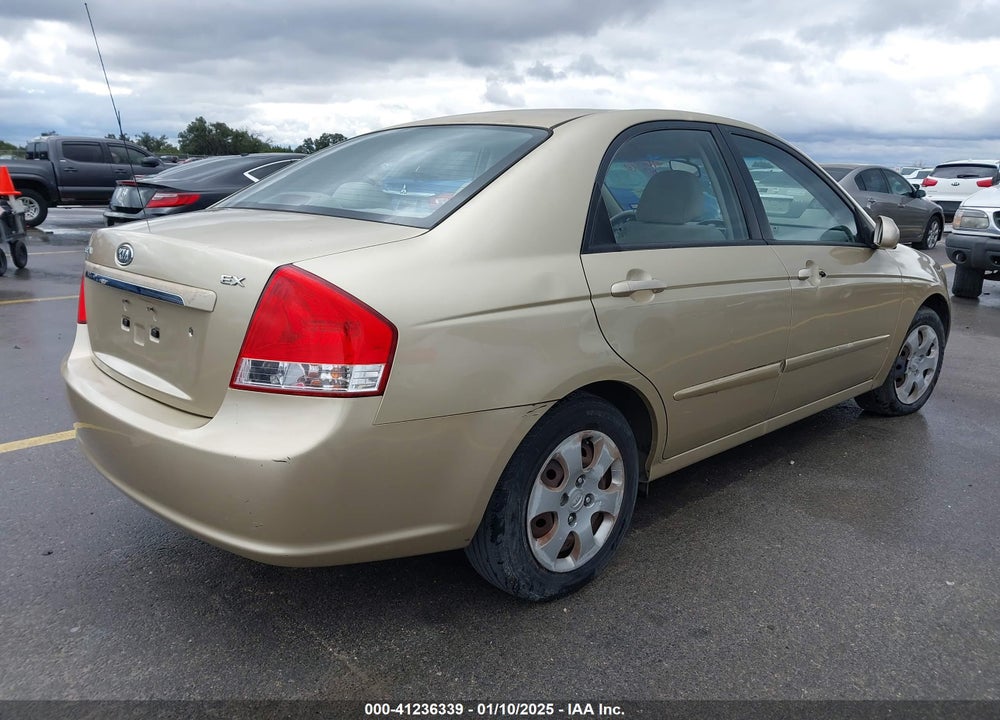 2009 KIA SPECTRA EX VIN: KNAFE221X95646012