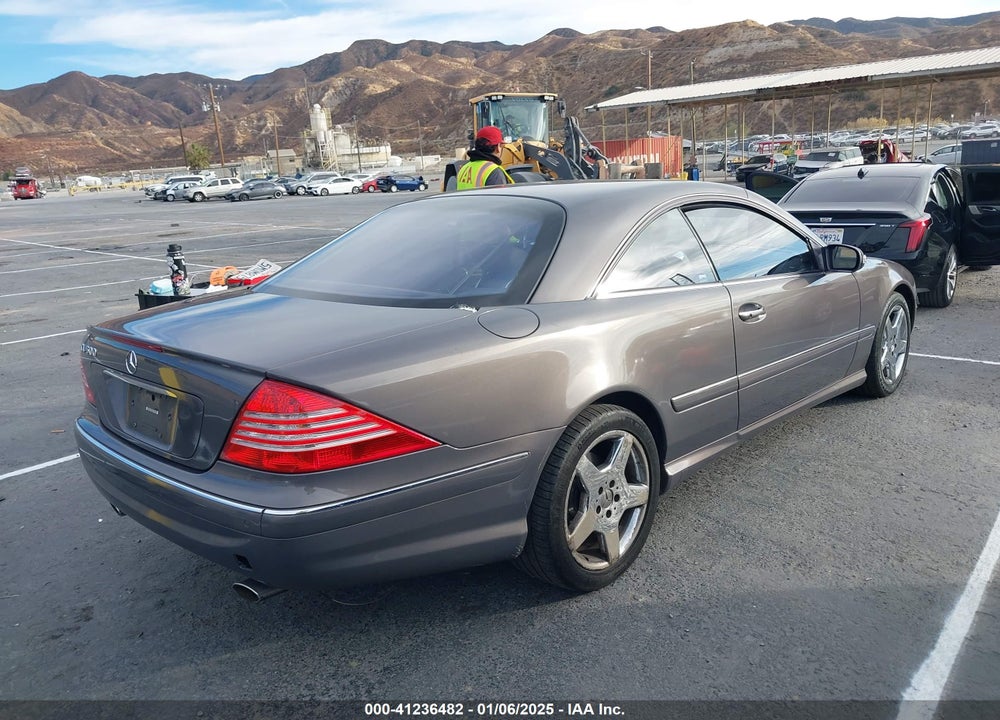 2005 MERCEDES-BENZ CL 500 VIN: WDBPJ75J45A046274