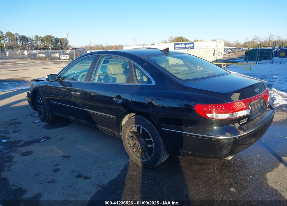 2009 HYUNDAI AZERA LIMITED VIN: KMHFC46F49A341294