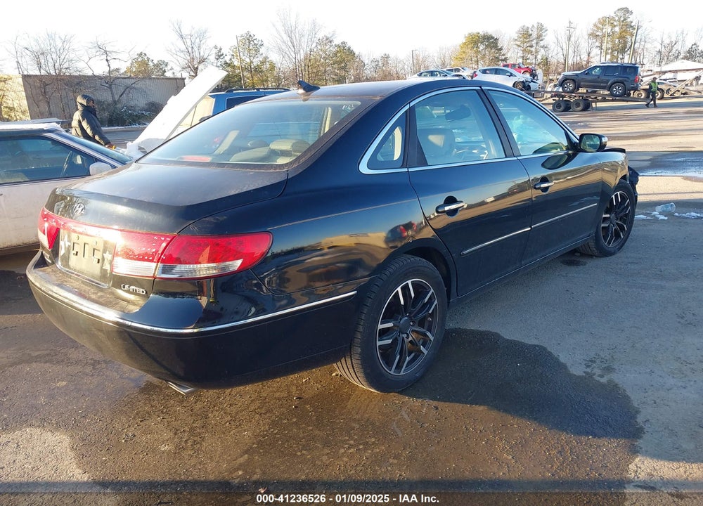 2009 HYUNDAI AZERA LIMITED VIN: KMHFC46F49A341294