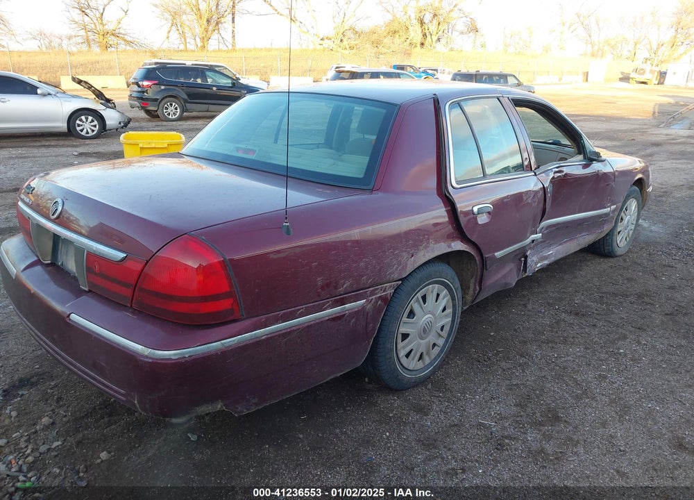 2005 MERCURY GRAND MARQUIS GS VIN: 2MEFM74W95X603817