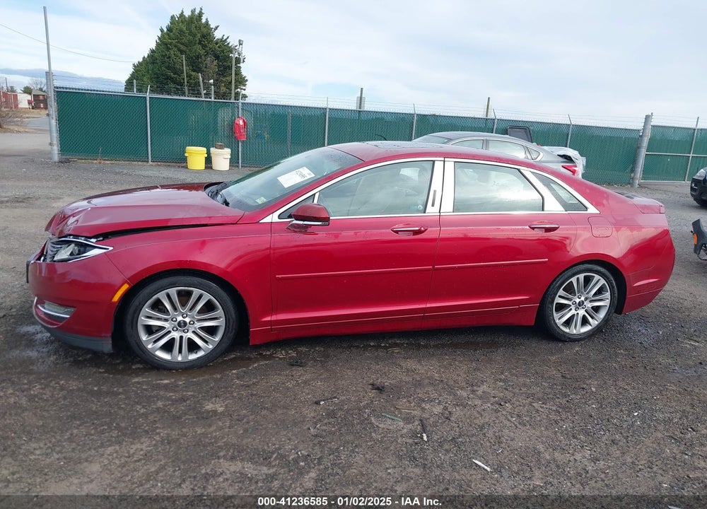 2014 LINCOLN MKZ VIN: 3LN6L2GK0ER800207