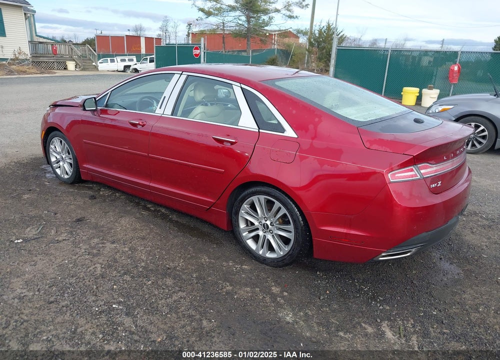 2014 LINCOLN MKZ VIN: 3LN6L2GK0ER800207
