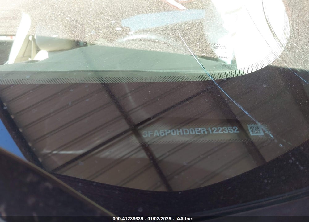 2014 FORD FUSION VIN: 3FA6P0HD0ER122352
