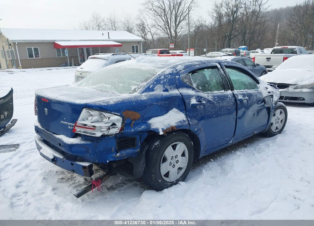 2010 DODGE AVENGER SXT VIN: 1B3CC4FB6AN144338