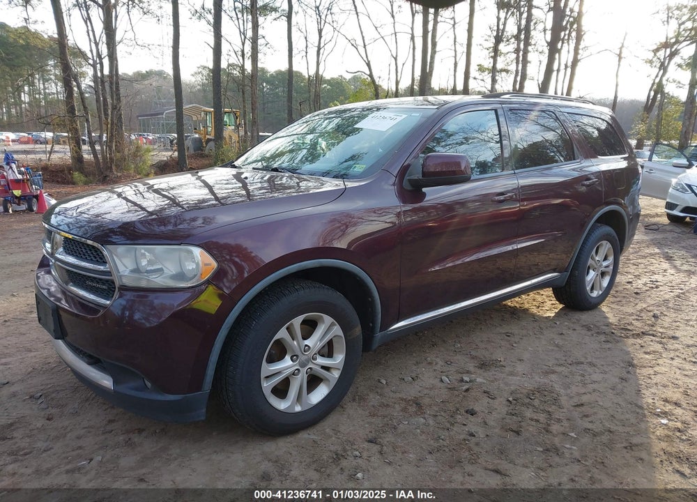 2012 DODGE DURANGO VIN: 1C4RDJAG7CC147013