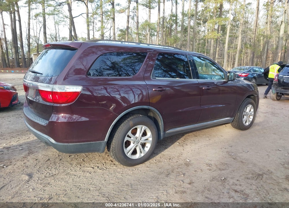 2012 DODGE DURANGO VIN: 1C4RDJAG7CC147013