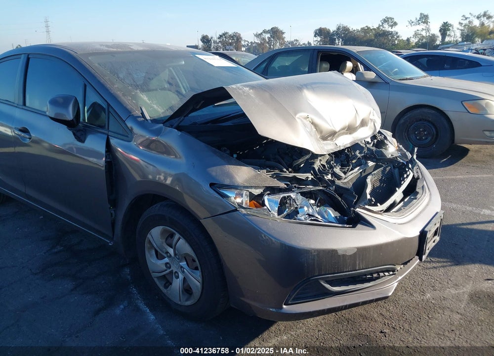 2013 HONDA CIVIC LX VIN: 2HGFB2F57DH525627