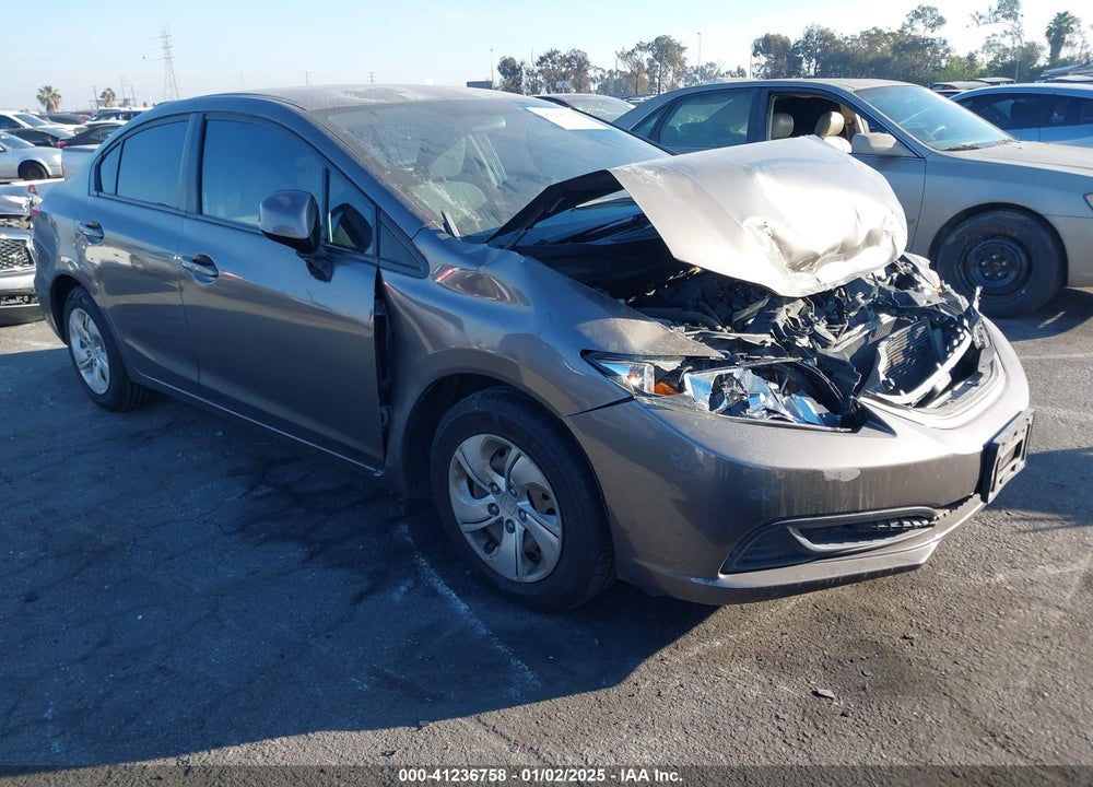 2013 HONDA CIVIC LX VIN: 2HGFB2F57DH525627