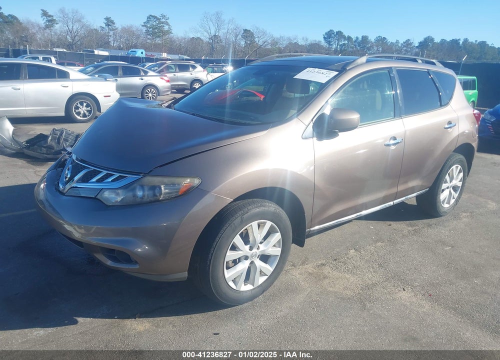 2014 NISSAN MURANO SL VIN: JN8AZ1MW9EW530538