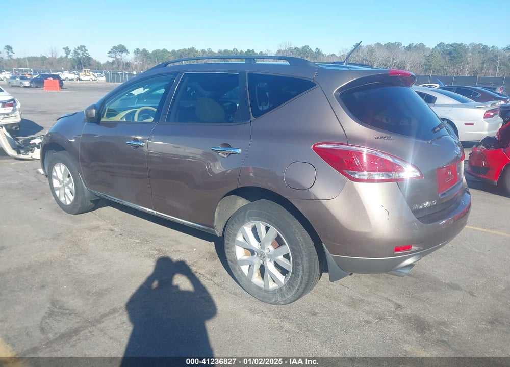2014 NISSAN MURANO SL VIN: JN8AZ1MW9EW530538