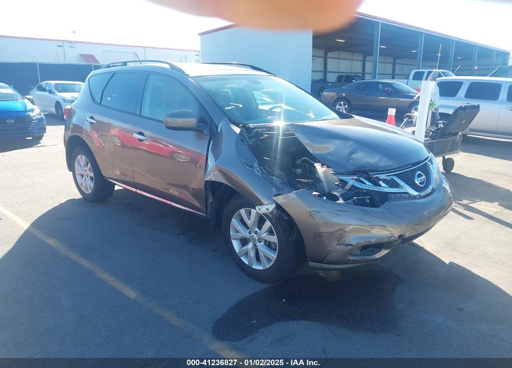 2014 NISSAN MURANO SL VIN: JN8AZ1MW9EW530538
