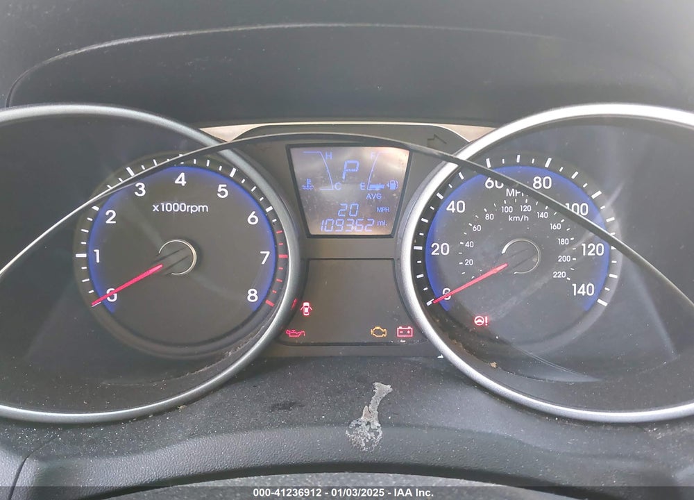 2014 HYUNDAI TUCSON SE VIN: KM8JUCAG2EU872214