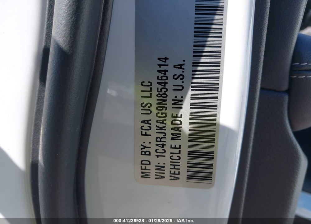 2022 JEEP GRAND CHEROKEE L LAREDO 4X4 VIN: 1C4RJKAG9N8546414