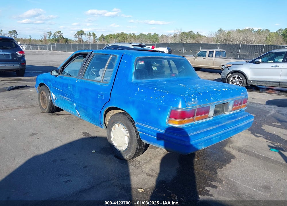 1991 DODGE SPIRIT VIN: 1B3XA46K2MF618825