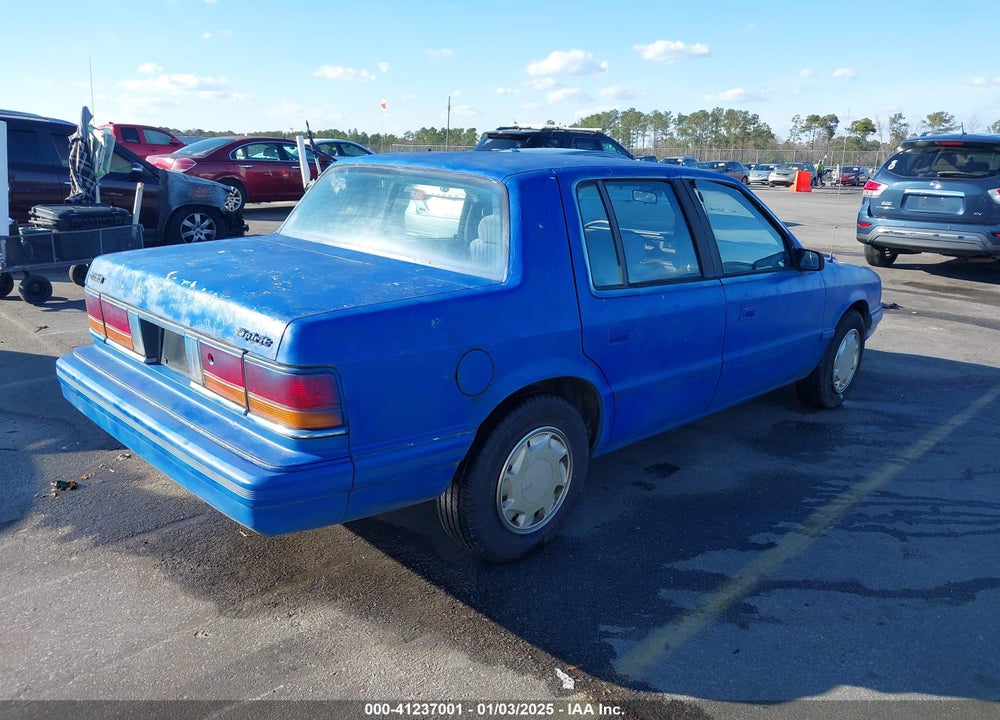 1991 DODGE SPIRIT VIN: 1B3XA46K2MF618825