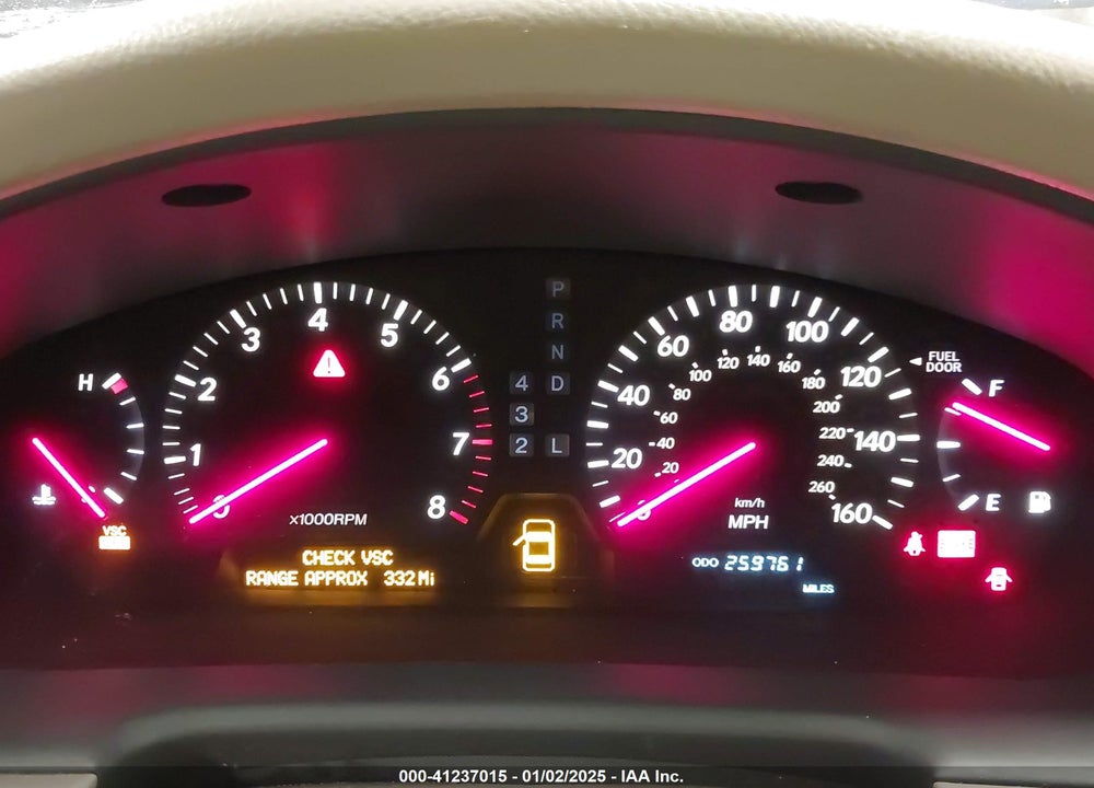 2001 LEXUS LS 430 VIN: JTHBN30F010049750