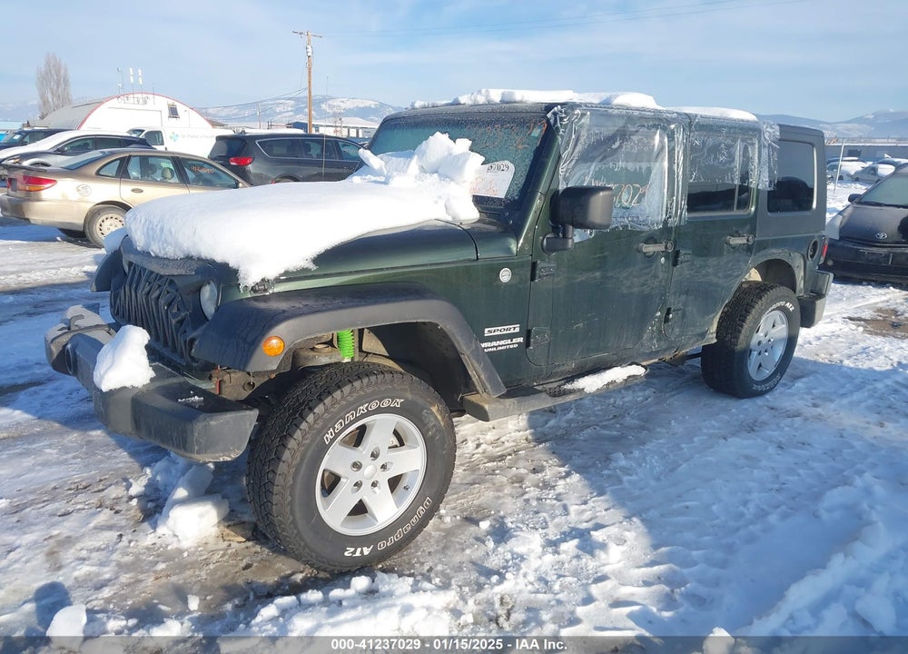 2010 JEEP WRANGLER UNLIMITED SPORT VIN: 1J4BA3H12AL127802