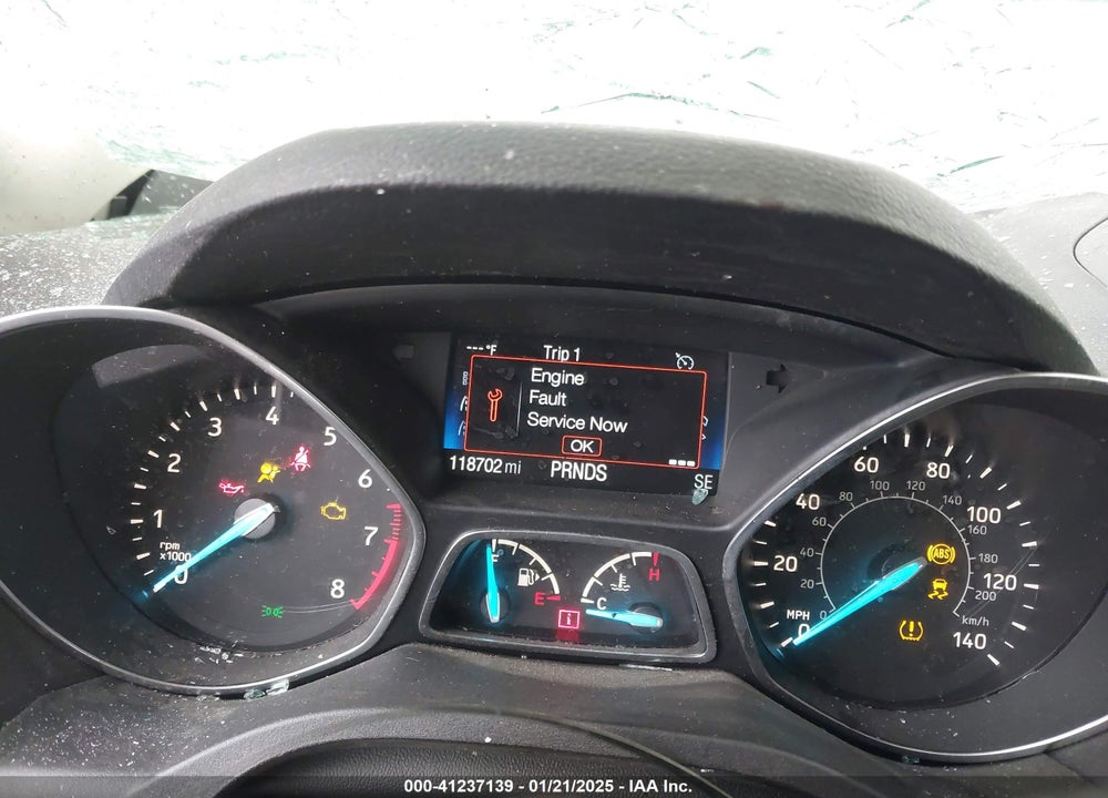 2017 FORD ESCAPE S VIN: 1FMCU0F71HUE02373