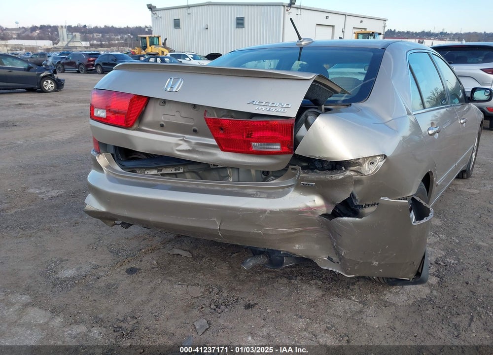 2005 HONDA ACCORD HYBRID IMA VIN: JHMCN36525C014103